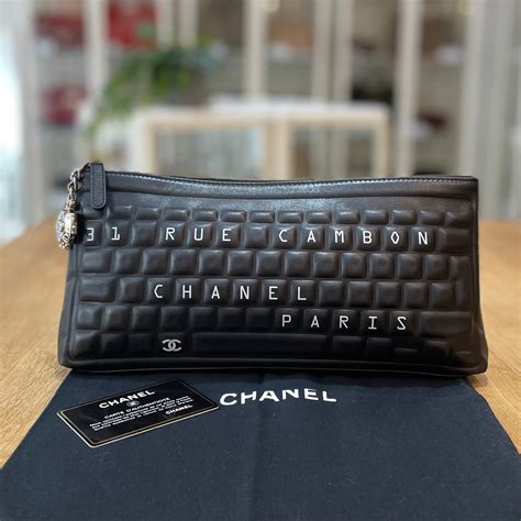 chanel keyboard clutch|Clutches with Chain .